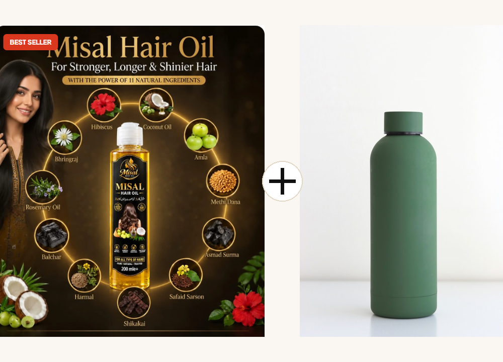 Misal Hair Oil + Shampoo Combo